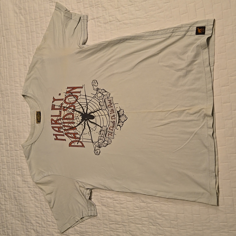 Trunk Ltd White Harley Davidson Short Sleeve Tee
